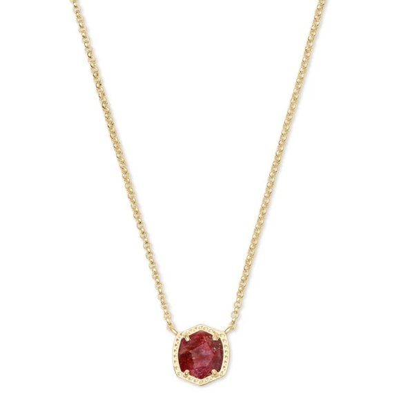 NEW Kendra Scott Davie Gold Pendant Necklace